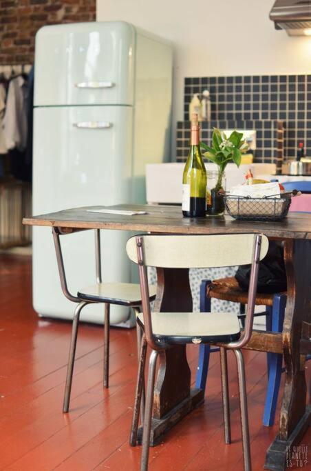 Ferienwohnung Warm And Cosy Loft In Paris With A Private Outdoor Exterior foto