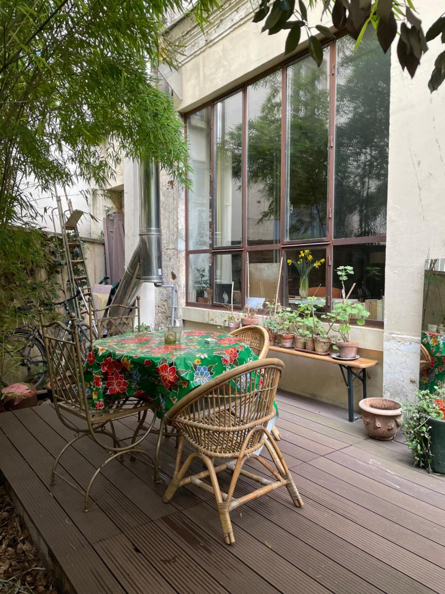 Ferienwohnung Warm And Cosy Loft In Paris With A Private Outdoor Exterior foto